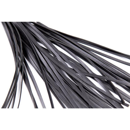 LATETOBED BDSM LINE - SHINNY HANDLE FLOGGER 44 CM BLACK