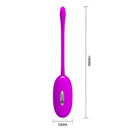 PRETTYLOVE - SHOCK FUN VIBRATING EGG WITH ELECTRO SHOCK AND REMOTE CONTROL