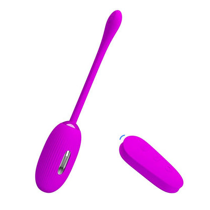 PRETTYLOVE - SHOCK FUN VIBRATING EGG WITH ELECTRO SHOCK AND REMOTE CONTROL