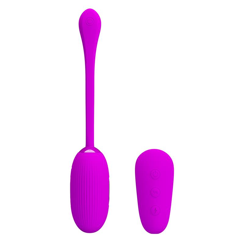PRETTYLOVE - SHOCK FUN VIBRATING EGG WITH ELECTRO SHOCK AND REMOTE CONTROL
