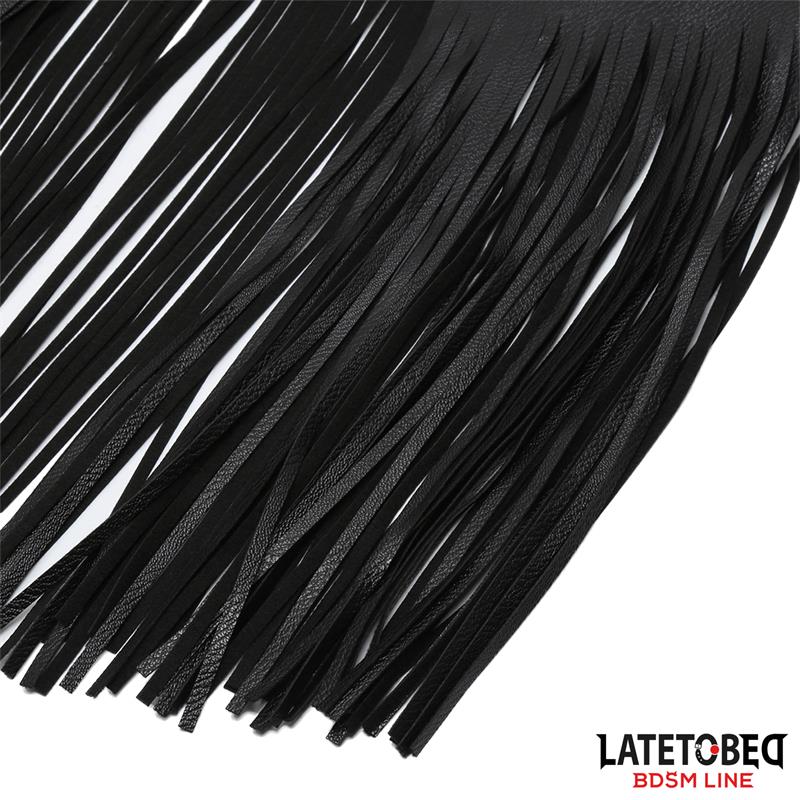LATETOBED BDSM LINE - SHORT SHAKE FRINGE SKIRT