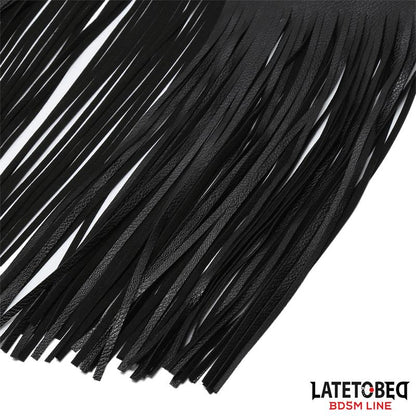 LATETOBED BDSM LINE - SHORT SHAKE FRINGE SKIRT