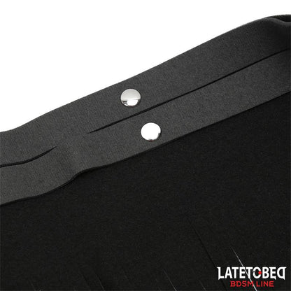LATETOBED BDSM LINE - SHORT SHAKE FRINGE SKIRT