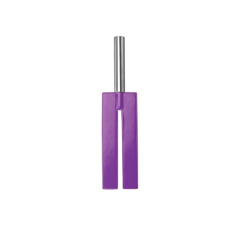 OUCH! - SHOTS OUCH! WHIPS AND PADDLES LEATHER SLIT PADDLE PURPLE