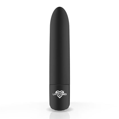 LATETOBED - SHOTY VIBRATING BULLET USB 10 SPEEDS POWERFUL MOTOR BLACK