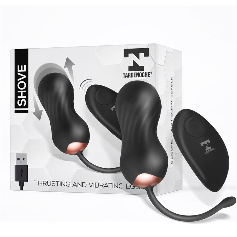 TARDENOCHE - SHOVE THRUSTING AND VIBRATING EGG WITH REMOTE CONTROL