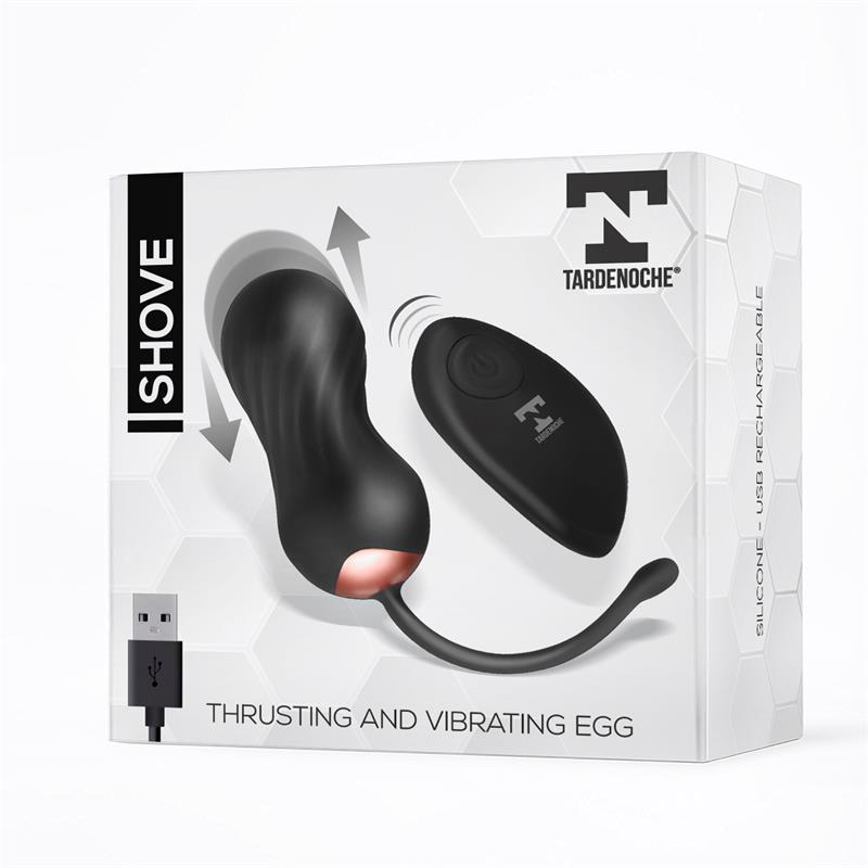 TARDENOCHE - SHOVE THRUSTING AND VIBRATING EGG WITH REMOTE CONTROL