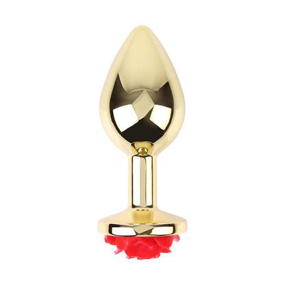 CHISA - SHOWY ROSE ANAL PLUG WITH ROSE JEWEL SIZE L