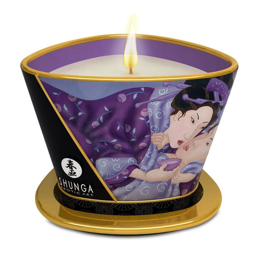 SHUNGA - MINI CARESS BY CANDELIGHT EXOTIC FRUITS MASSAGE CANDLE 170 ML