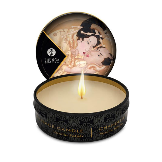 SHUNGA - MINI CARESS BY CANDELIGHT VANILLA MASSAGE CANDLE 30 ML