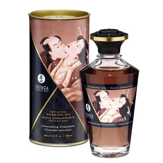 SHUNGA - WARMING MASSAGE OIL CHOCOLATE AROMA