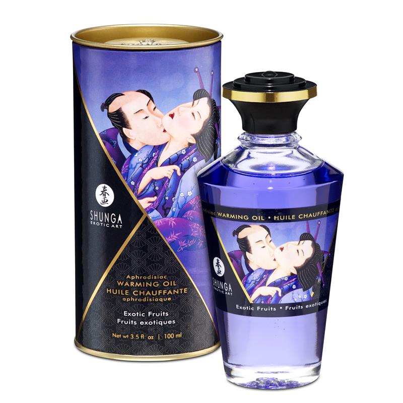 SHUNGA - WARMING MASSAGE OIL EXOTIC FRUIT AROMA