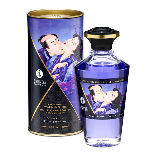 SHUNGA - WARMING MASSAGE OIL EXOTIC FRUIT AROMA