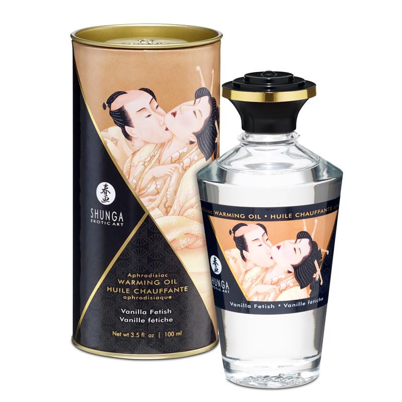 SHUNGA - WARMING MASSAGE OIL VANILLA AROMA