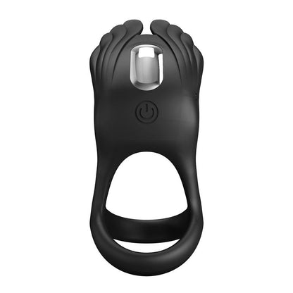 PRETTYLOVE - SILAS VIBRATING PENIS RING BLACK