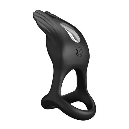 PRETTYLOVE - SILAS VIBRATING PENIS RING BLACK