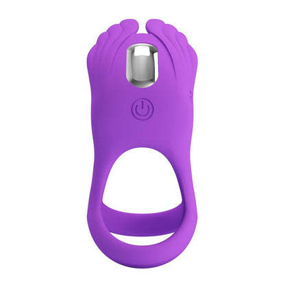 PRETTYLOVE - SILAS VIBRATING PENIS RING PURPLE
