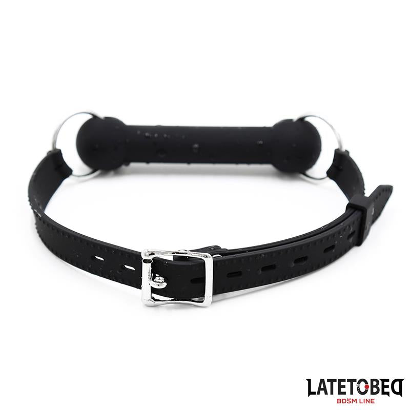 LATETOBED BDSM LINE - SILICONE BONE GAG ADJUSTABLE