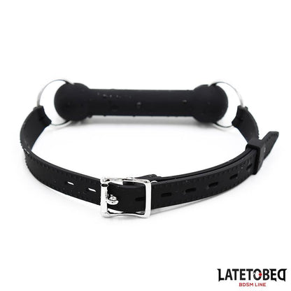 LATETOBED BDSM LINE - SILICONE BONE GAG ADJUSTABLE