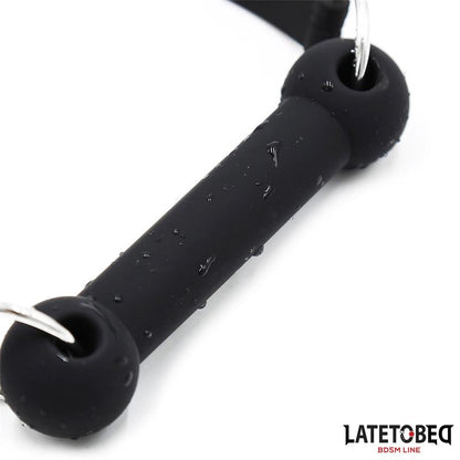 LATETOBED BDSM LINE - SILICONE BONE GAG ADJUSTABLE