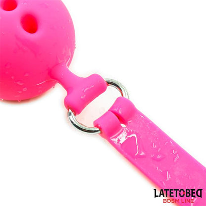 LATETOBED BDSM LINE - SILICONE BREATHABLE BALL GAG S - 4 CM