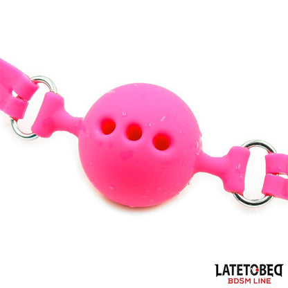 LATETOBED BDSM LINE - SILICONE BREATHABLE BALL GAG S - 4 CM