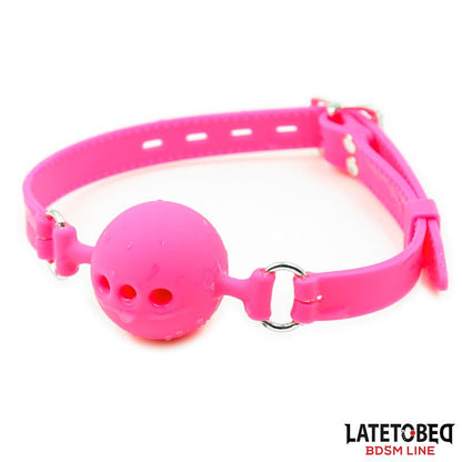 LATETOBED BDSM LINE - SILICONE BREATHABLE BALL GAG S - 4 CM