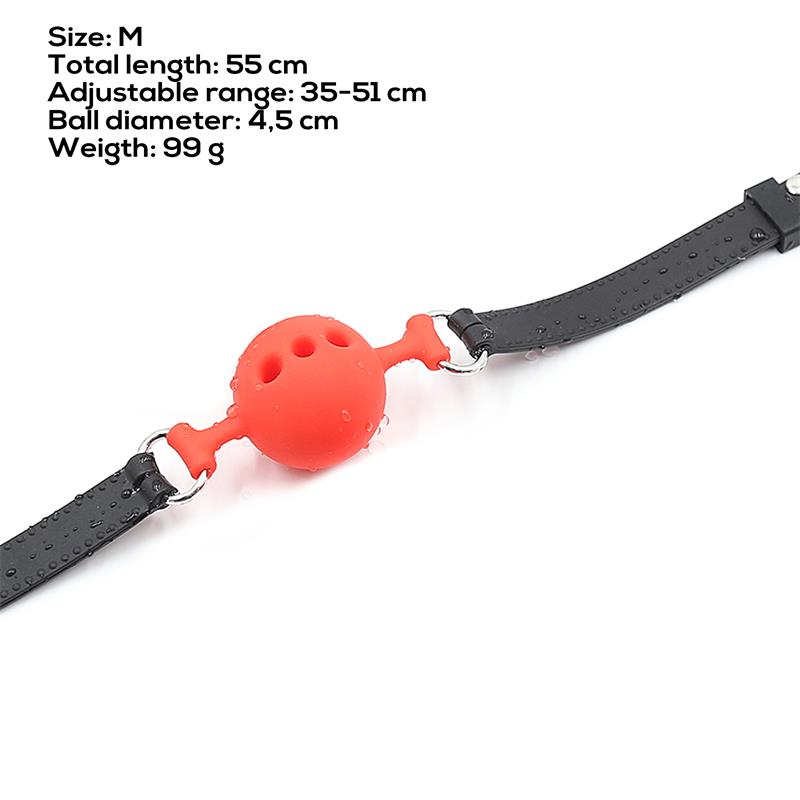 LATETOBED BDSM LINE - SILICONE BREATHABLE GALL BALL M - 4.5 CM