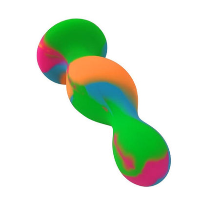 A-GUSTO - SILICONE BUTT PLUG MULTI COLOR