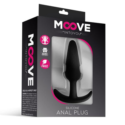 MOOVE - SILICONE BUTT PLUG SMALL BLACK