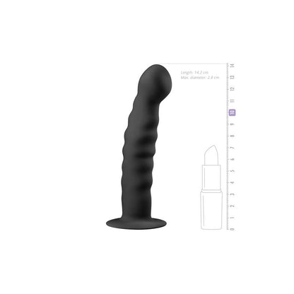 EASYTOYS - SILICONE DILDO  - BLACK