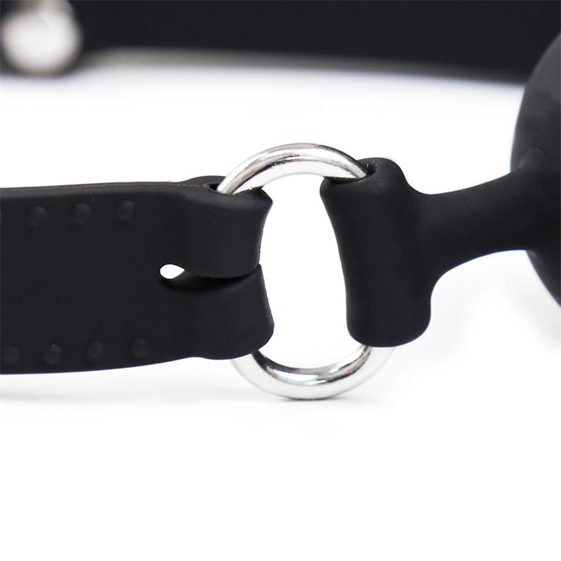 LATETOBED BDSM LINE - SILICONE DILDO GAG BALL ADJUSTABLE 36-52 CM