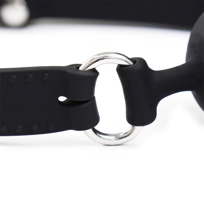 LATETOBED BDSM LINE - SILICONE DILDO GAG BALL ADJUSTABLE 36-52 CM