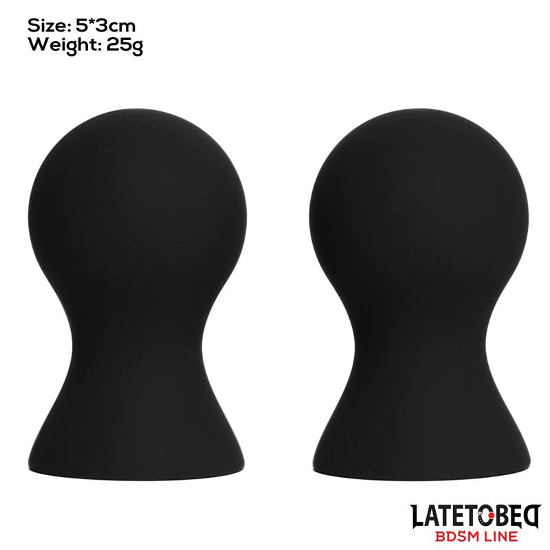LATETOBED BDSM LINE - SILICONE NIPPLE SUCKERS