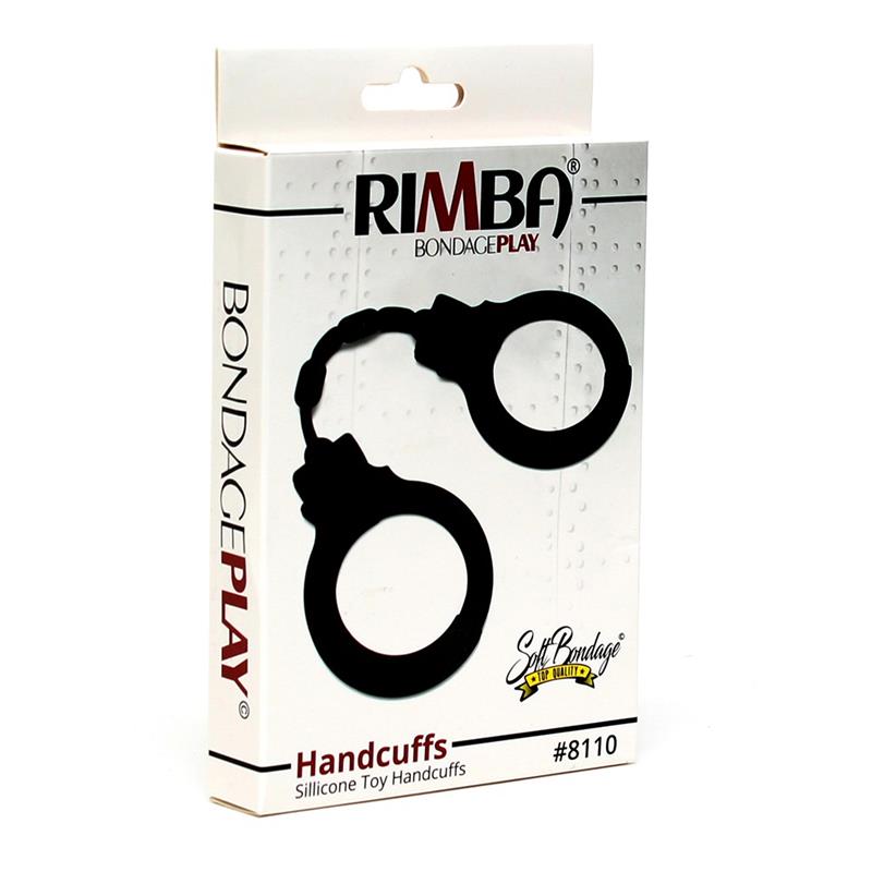 BONDAGE PLAY - SILICONE TOY HANDCUFFS
