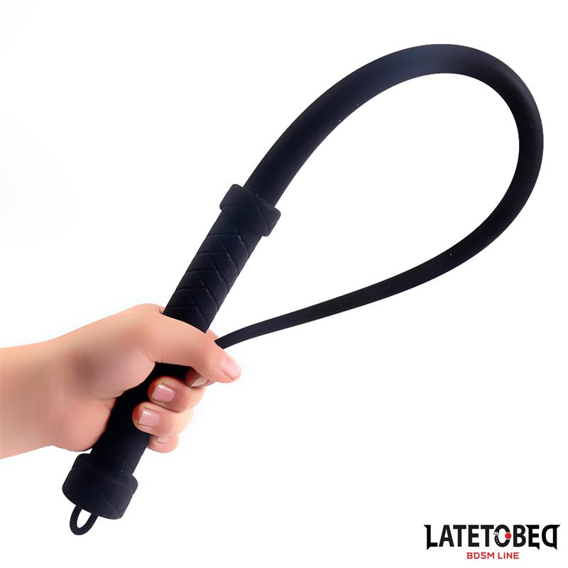 LATETOBED BDSM LINE - SILICONE WHIP 61 CM