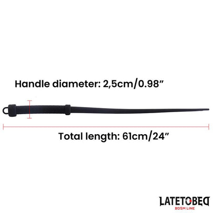 LATETOBED BDSM LINE - SILICONE WHIP 61 CM