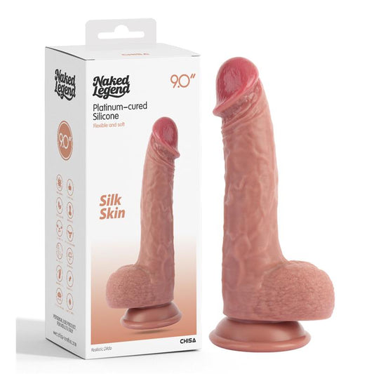 CHISA - SILK SKIN DILDO LIQUID SILICONE 23.5 CM - 9