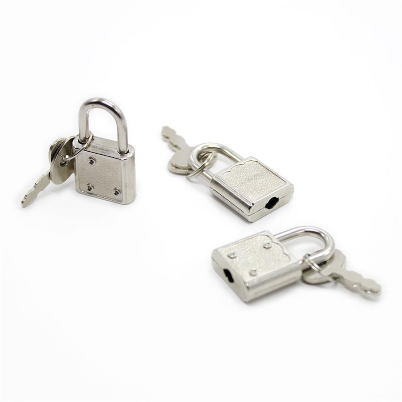 LATETOBED BDSM LINE - SILVER PADLOCK WITH KEYS