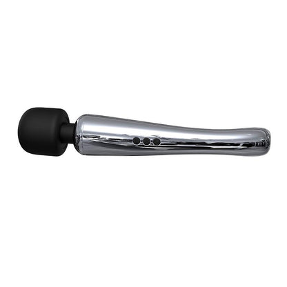 ACTION - SILVERY HIGH-TECH WAND SUPER POWERFUL WIRELESS USB CHROME SILICONE