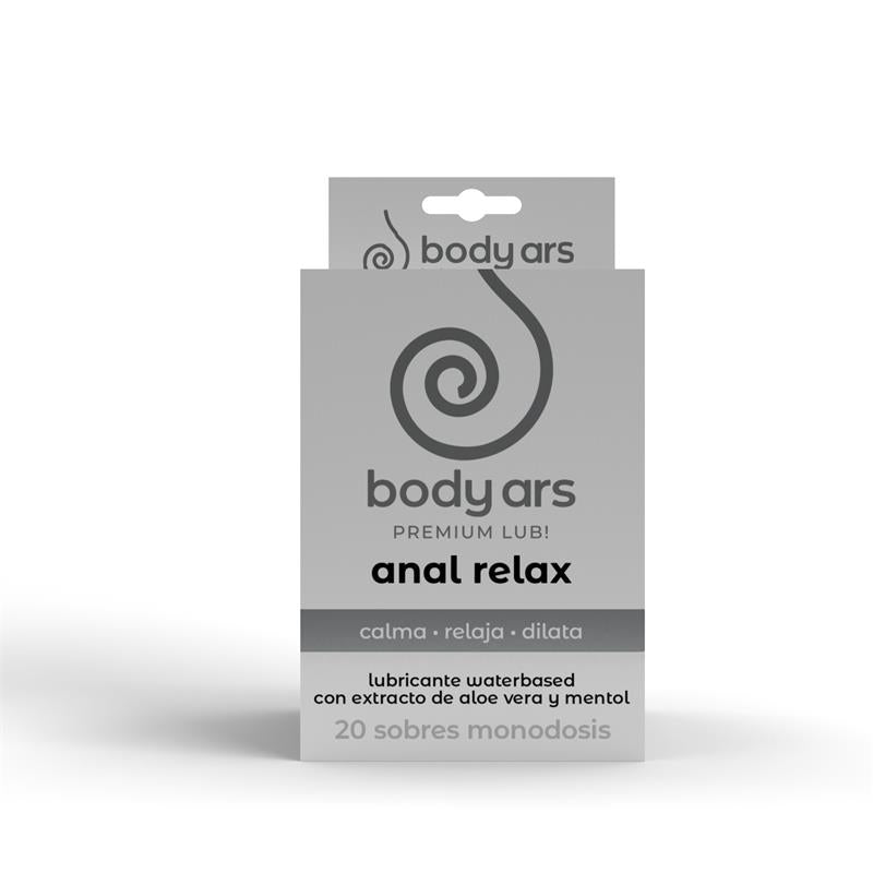 BODY ARS - SINGLE DOSE ANAL RELAXING WATER BASED LUBRICANT GEL 20 X 4 ML