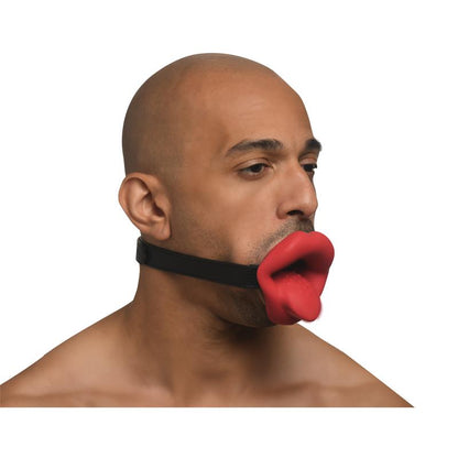 MASTER SERIES - SISSY MOUTH GAG WITH VIBRATION