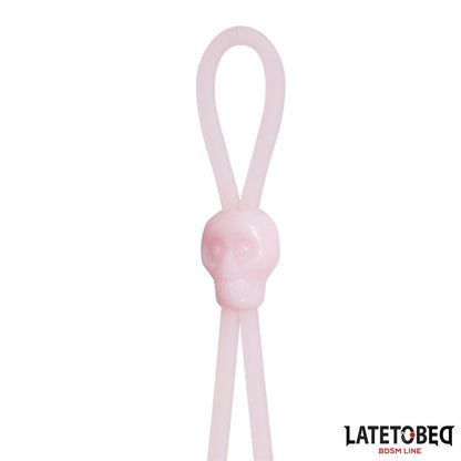 LATETOBED BDSM LINE - SKULL NIPPLE CLAMPS WITH RING BELLS