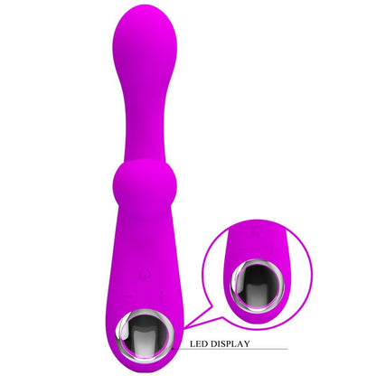 PRETTYLOVE - SKYLAR BUNNY VIBRATOR AND THUMPING  FUCHSIA