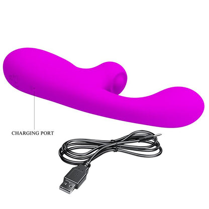 PRETTYLOVE - SKYLAR BUNNY VIBRATOR AND THUMPING  FUCHSIA