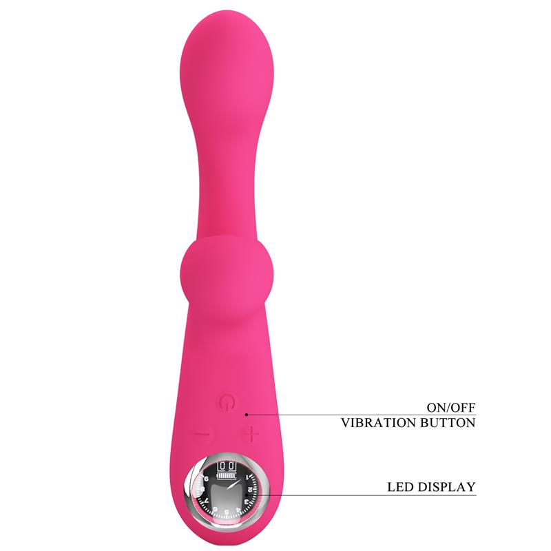 PRETTYLOVE - SKYLAR BUNNY VIBRATOR AND THUMPING  PINK