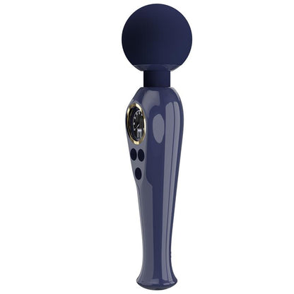 PRETTYLOVE - SKYLER MASSAGER WAND WITH DIGITAL SCREEN BLUE