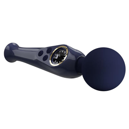 PRETTYLOVE - SKYLER MASSAGER WAND WITH DIGITAL SCREEN BLUE