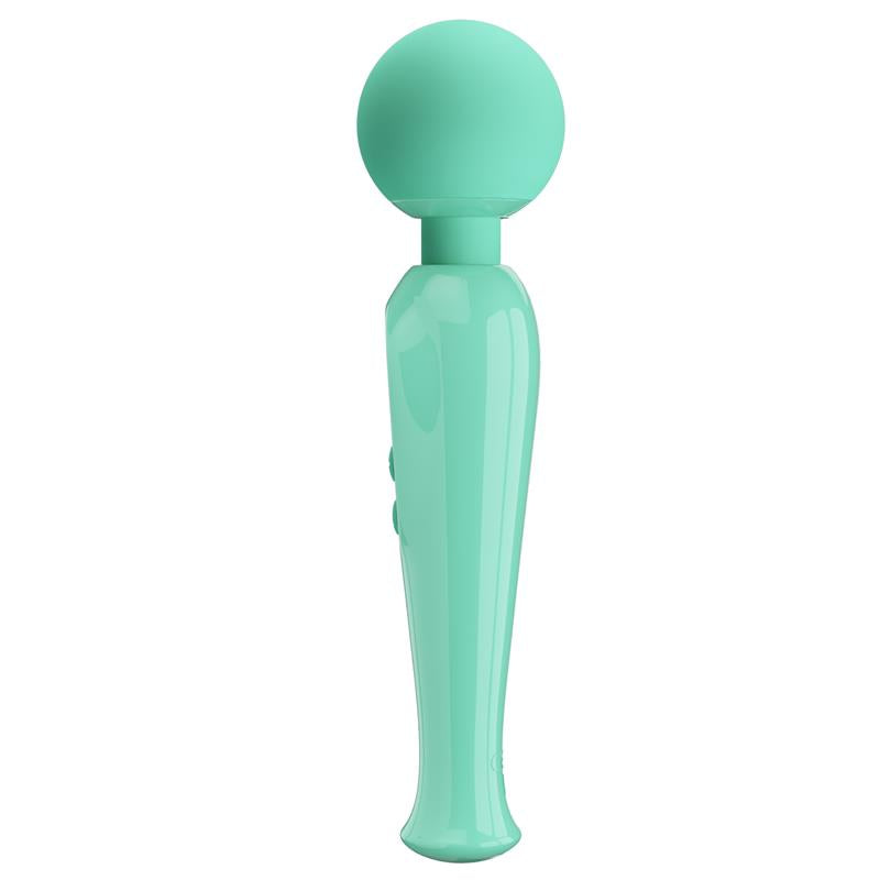 PRETTYLOVE - SKYLER MASSAGER WAND WITH DIGITAL SCREEN GREEN