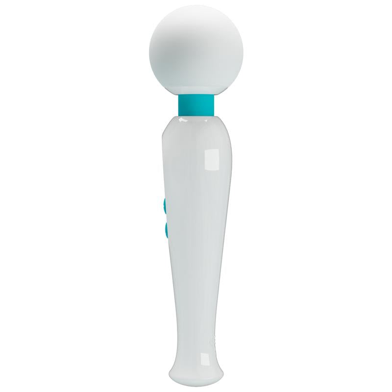 PRETTYLOVE - SKYLER MASSAGER WAND WITH DIGITAL SCREEN WHITE